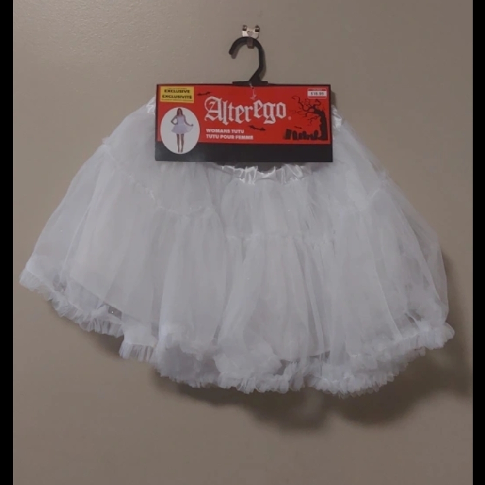 AlterEgo Women's White Tutu Skirt